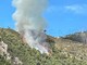 Ventimiglia: incendio boschivo nella zona di Villatella, intervento di Vigili del Fuoco e Volontari (Foto)