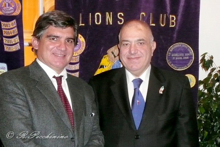 Al Lions Club Bordighera Otto Luoghi, relazione del Prof. Igor Mario Rosello