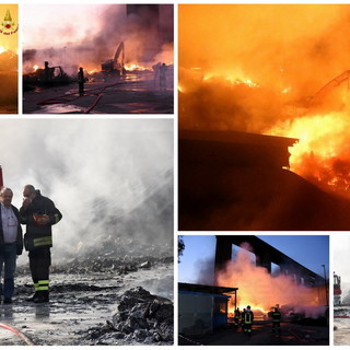 Sanremo: incendio “Recup Fer”, dopo l’analisi delle immagini registrate si fa strada l’ipotesi del rogo accidentale. Nessuna traccia di acceleranti sul piazzale (Foto e Video)