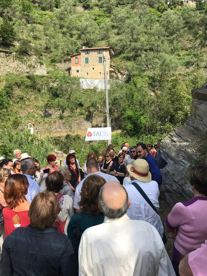 Pigna: inaugurata questa mattina targa commemorativa FAI i Luoghi del Cuore 2018