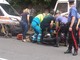 Sanremo: ryder cade con lo scooter in corso Matuzia, 51enne trasportata in ospedale (Foto)