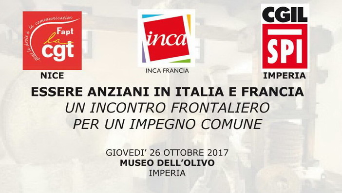 Imperia: giovedì prossimo al 'Museo dell'Olivo' un incontro su ‘Essere anziani in Italia e Francia’