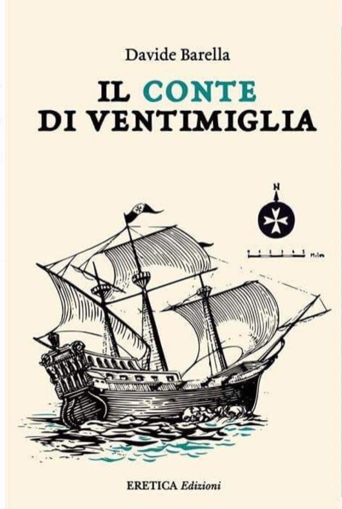 Bordighera: domani, Booksign del romanzo di esordio di Davide Barella 'Il Conte di Ventimiglia'