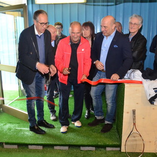 Sanremo: inaugurato questo pomeriggio il primo campo da tennis coperto della città dei fiori