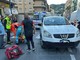 Vallecrosia: donna investita da un'auto sul passaggio pedonale di via Colonnello Aprosio, portata in ospedale (Foto)