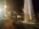 Sanremo: perde il controllo dell'auto e trancia un tubo dell'acqua, grave incidente in via Padre Semeria (Foto)