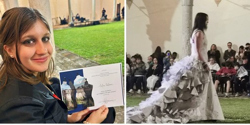 Sanremo: la studentessa Sofia Catania dell'Istituto Colombo trionfa al concorso di moda &quot;Coco Chanel&quot;