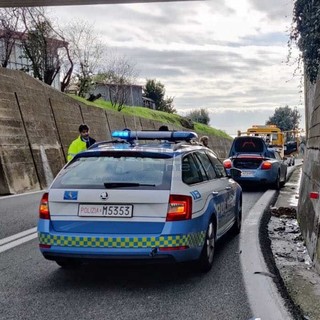 L'incidente allo svincolo autostradale di Sanremo