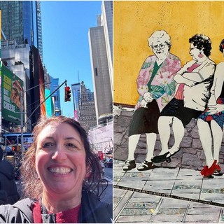 Isolabona sbarca a New York con il murales &quot;There's no place like home&quot; (Foto)