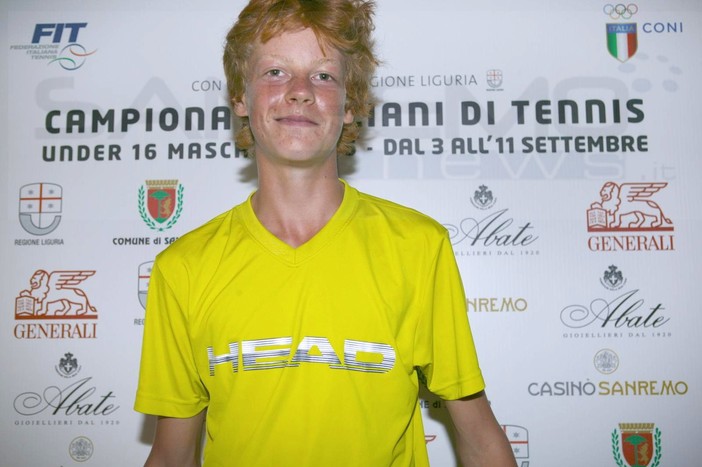 Sanremo: quando Jannik Sinner perdeva agli assoluti Under 15, Civarolo &quot;Gli dissi, tranquillo vincerai uno Slam&quot;