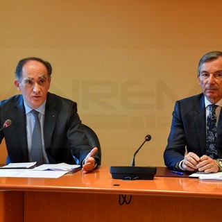 Jean Castellini e Didier Gamerdinger e, sotto, la riunione di ieri