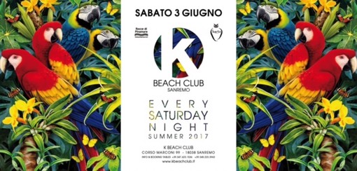 Sanremo: questa sera secondo appuntamento della stagione con la discoteca ‘K-Beach Club’ con tante novità