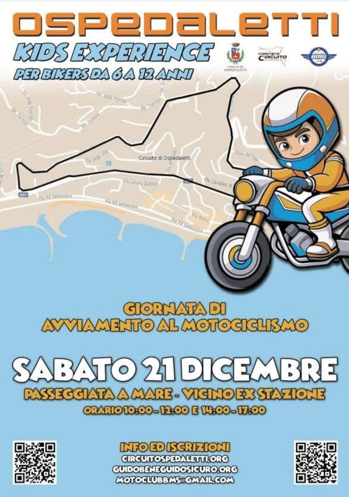 Ospedaletti, eventi natalizi tra sport, educazione e tradizioni: domani la pedalata di Natale e la Kids Experience