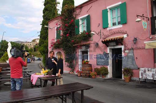 Sanremo: le trofie al pesto di trombetta della ‘Casaccia’ di Bussana Vecchia protagoniste al Tg3 Itinerante