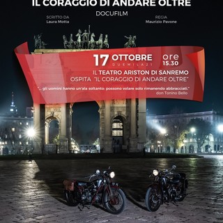 Centenario Moto Guzzi: domenica il raduno e all'Ariston di Sanremo il docufilm &quot;Il Coraggio di Andare Oltre&quot;