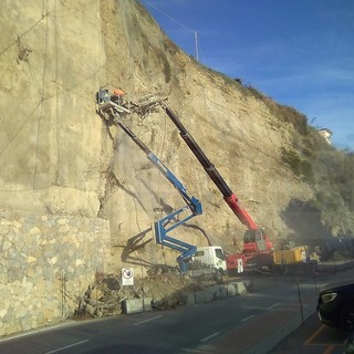 Ventimiglia: proseguono a ritmo serrato i lavori di corso Toscanini, la riapertura entro le feste di fine anno (Foto)