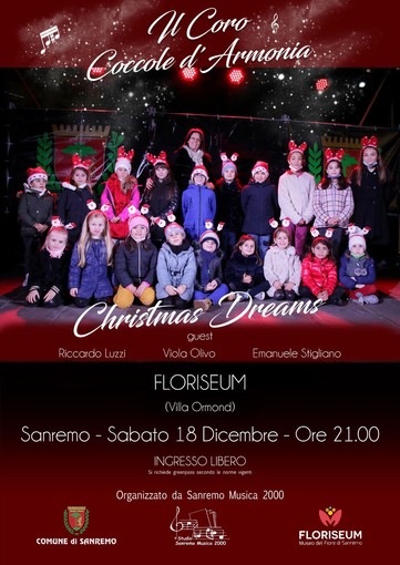 Sanremo: al Floriseum di villa Ormond la magia del Natale con il concerto “Christmas Dreams”