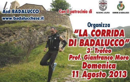 Badalucco: l'11 agosto prossimo la prima edizione della 'Corrida' in abbinamento alla gara di ormea