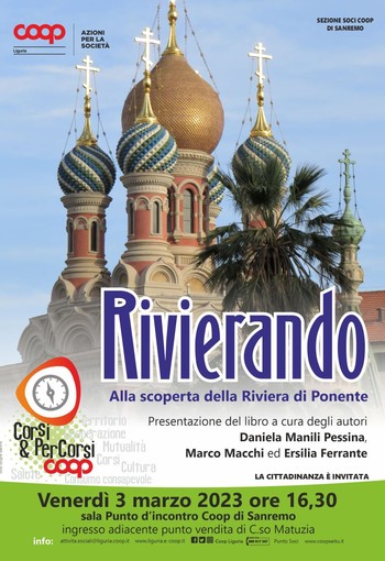 La sezione Soci Coop di Sanremo ospita la presentazione del libro “Rivierando&quot;