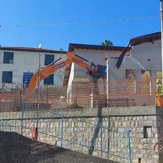 Sanremo: al via i lavori di demolizione della scuola 'Goretti', un progetto da 2 milioni di euro (Foto e Video)