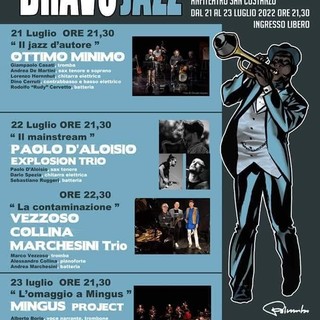 Sanremo: a San Costanzo è tutto pronto, questa sera il via alla 9ª edizione di Bravo Jazz