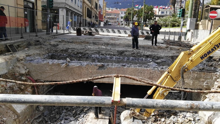 Sanremo: al via domani l'ultima settimana di lavori di via Asquasciati, la riapertura tra 10 giorni