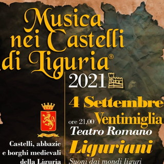 Ventimiglia: questa sera alle 21 al Teatro Romano lo spettacolo 'Suono dai mondi liguri' con i 'Liguriani'