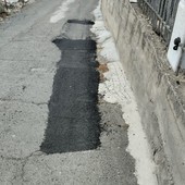Vallecrosia, lavori di manutenzione stradale in località Gurabba: i ringraziamenti degli abitanti