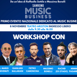 'Sanremo Music Business', il primo evento di formazione in Italia dedicato al music business