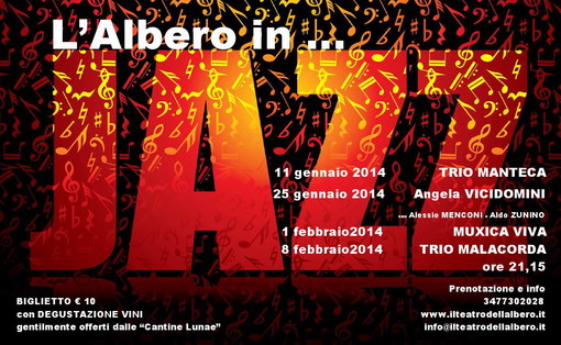San Lorenzo al Mare: sabato prossimo al Teatro dell'Albero torna la rassegna Jazz