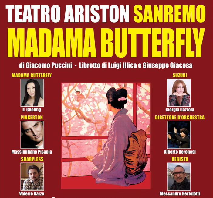 Sanremo: domani sera al teatro Ariston torna l'appuntamento con l'operetta e con 'Madama Butterfly'