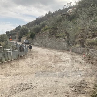 Sanremo: intervento storico per la frazione di Verezzo, partiti i lavori della strada della Parà (Foto)