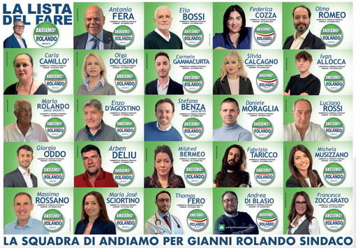 Elezioni Sanremo: lettera ai cittadini dai promotori della lista 'Andiamo!' a sostegno di Rolando
