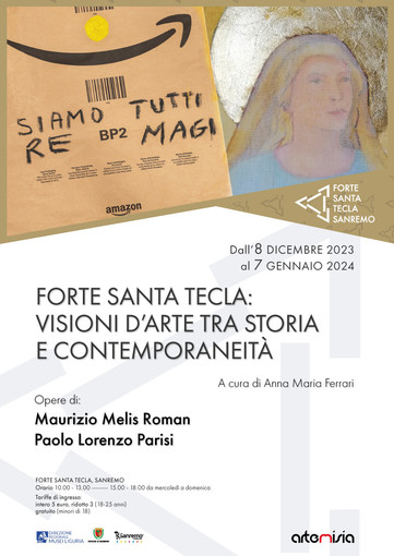 Venerdì 8 dicembre inaugurazione della mostra di arte moderna “Forte Santa Tecla&quot;