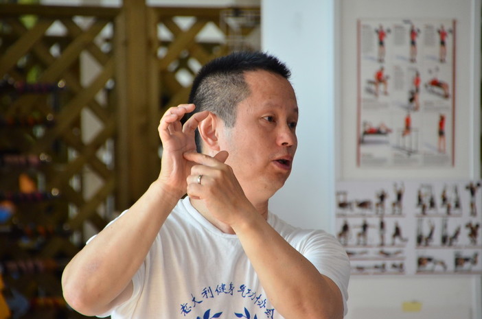 Sanremo: questa mattina una lezione del Maestro Xu Hao alla palestra CWK di via Dante Alighieria (Foto)