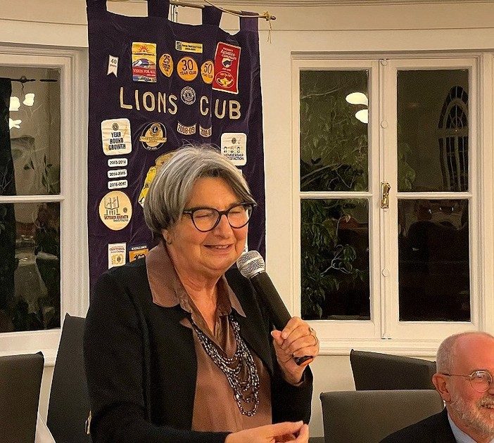 Al Lions Club Sanremo Host Graziella Corrent, racconta” la storia del Club Tenco” (foto)