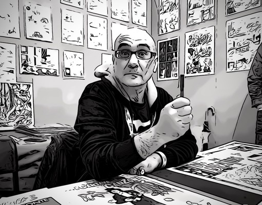 Sanremo: Larry Camarda tra i protagonisti del Lucca Comics con il suo &quot;Uansciot&quot;, l'intervista al disegnatore matuziano