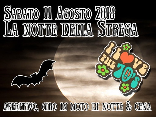 Sabato prossimo la 'Notte della Strega' del Moto Club Valle Argentina, ancora pochi posti disponibili