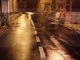 Sanremo: pioggia forte per tutta la serata, annullato il lavaggio strade in via Galileo Galilei