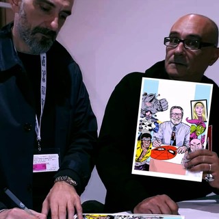 L'illustratore sanremese Larry Camarda firma con Sudario Brando la copertina dell'Annuario 2023 di “Fumo di China”