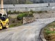 Ventimiglia: iniziati i lavori di asfaltatura della strada frazionale nella zona di Calvo (Foto)