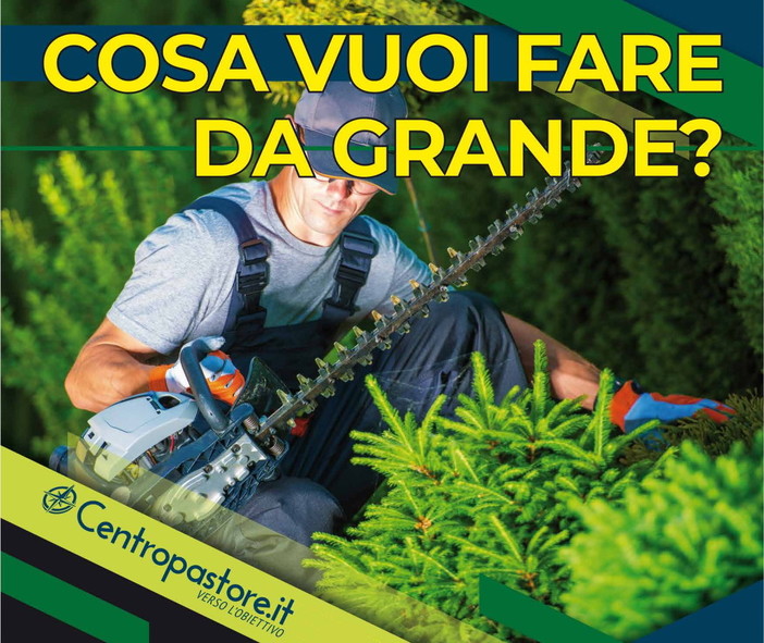 Aperte le iscrizioni per il corso autunnale da 'Manutentore del Verde' al Centro Pastore