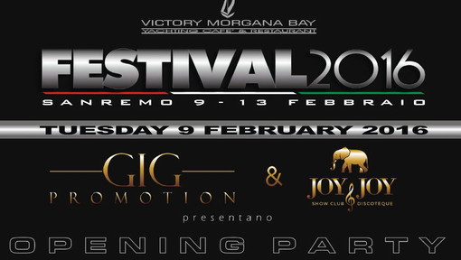 #Sanremo2016: i party di tutta la settimana al Victory Morgana con Dj d'eccezione, Vip e grande musica