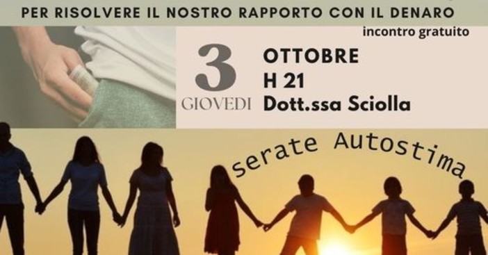 Bordighera: riprendono gli incontri del 'Laboratorio di Autostima' dell'associazione 'Noi4You'