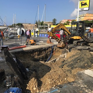 I lavori a piazzale Vesco