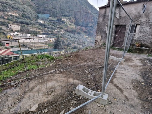 Badalucco: crollo di detriti sulla Provinciale nel giugno scorso, in dirittura d'arrivo i lavori sovrastanti (Foto)