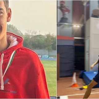 Salto triplo, Lorenzo Rolando dell'Atletica 2000 Bordighera stabilisce il nuovo record regionale cadetti