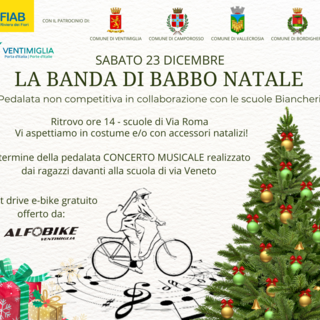 Pedalata di Natale tra Ventimiglia, Camporosso, Vallecrosia e Bordighera