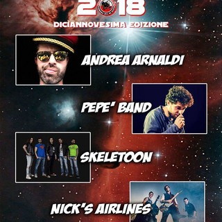 Si alza il sipario su Rock in the Casbah 2018: questa sera la &quot;prima&quot; con Andy Arnaldi, Pepè, Skeletoon e Nick’s Airlines