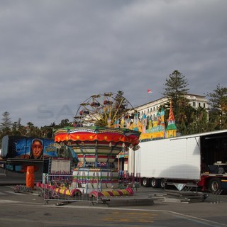 Il Luna Park di Sanremo sta prendendo forma